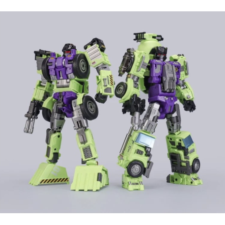 Mecha Invasion GLA01 & GLA02 Giant Legion Heavy Builder Set of 2 - Reissue