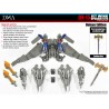DNA Design DK-15 Jet Wing Upgrade Kits for Studio Series Optimus Prime (SS44/SS32/SS05)